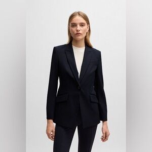 BOSS Hugo Boss navy women’s blazer size 0